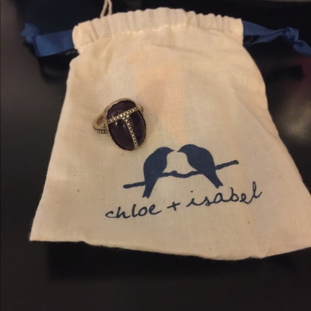 CHLOE + ISABEL WILD EARTH BEETLE RING
